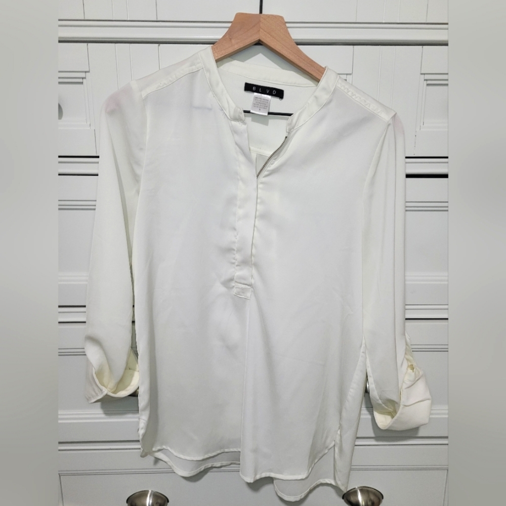 S women's blouse gold details